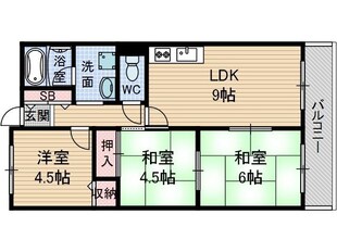 ピアハイツ幸の物件間取画像